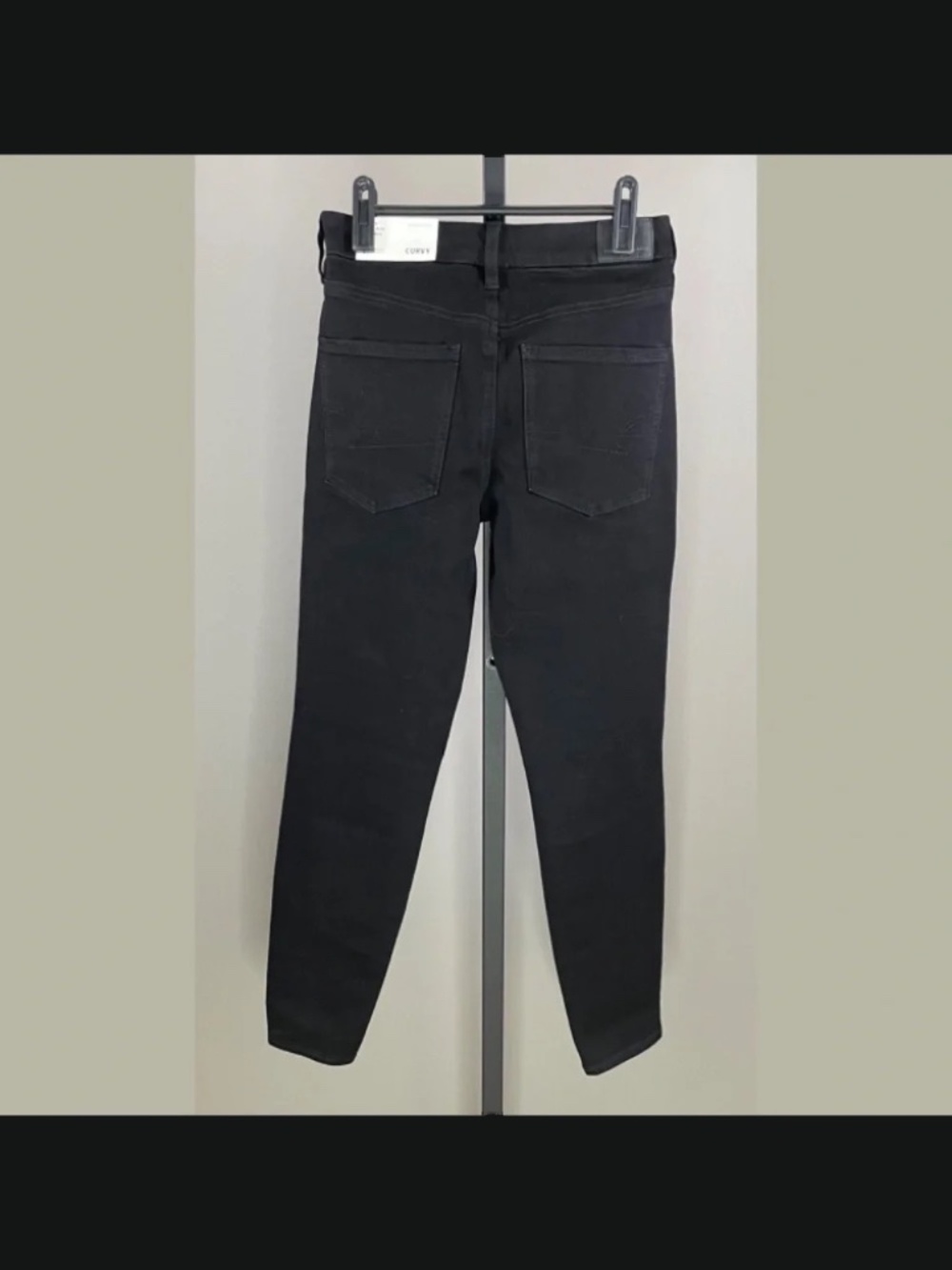 NEW American Eagle Outfitters Jeans Womens 28 6 black denim skinny preppy casual - Picture 9 of 11
